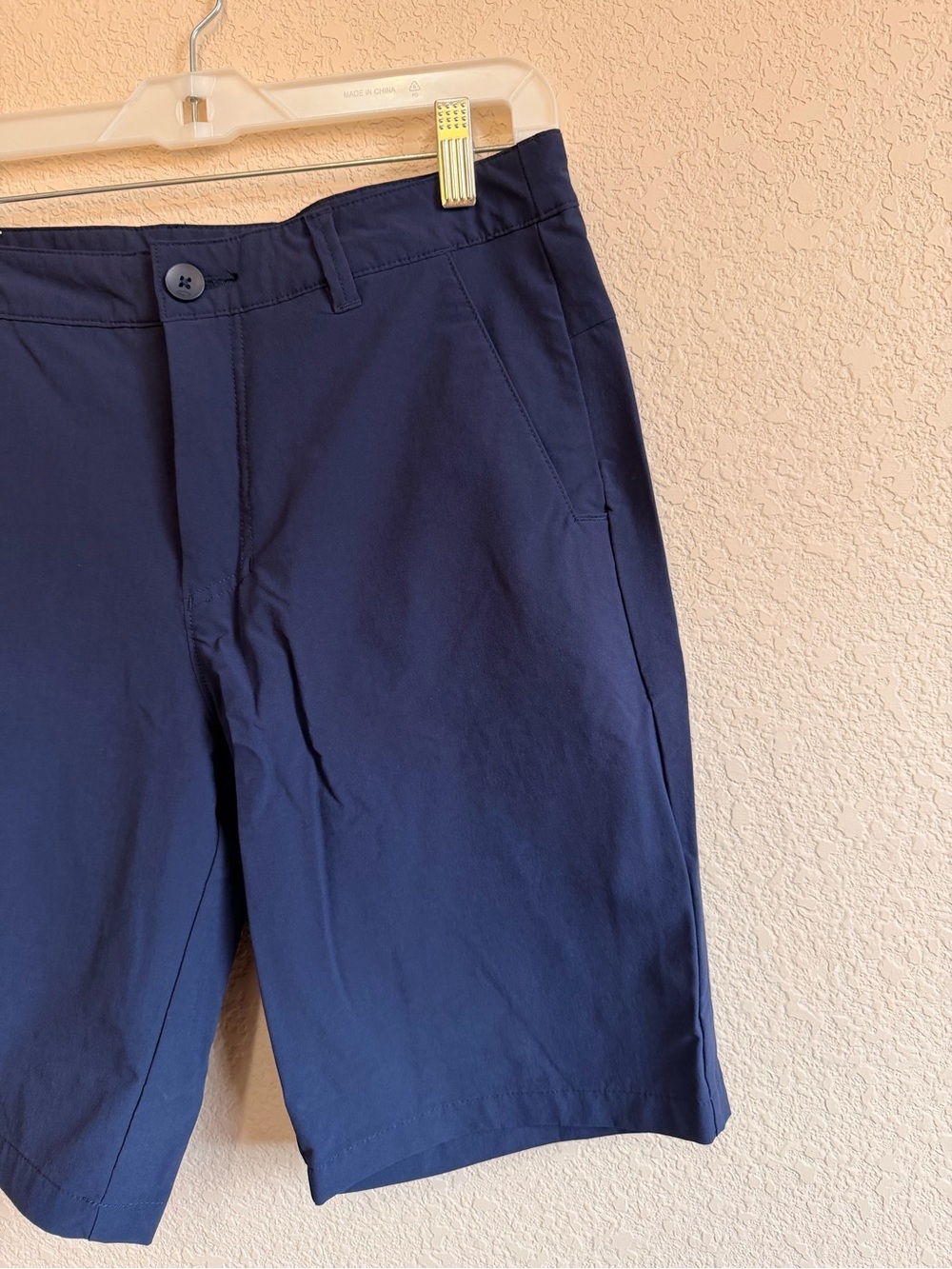 Oakley Men’s Navy Blue Chino Utility Shorts Performance Shorts - Picture 4 of 12